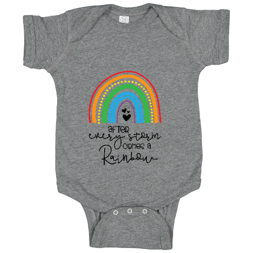 After Every Storm Comes a Rainbow Onesie (Unisex)