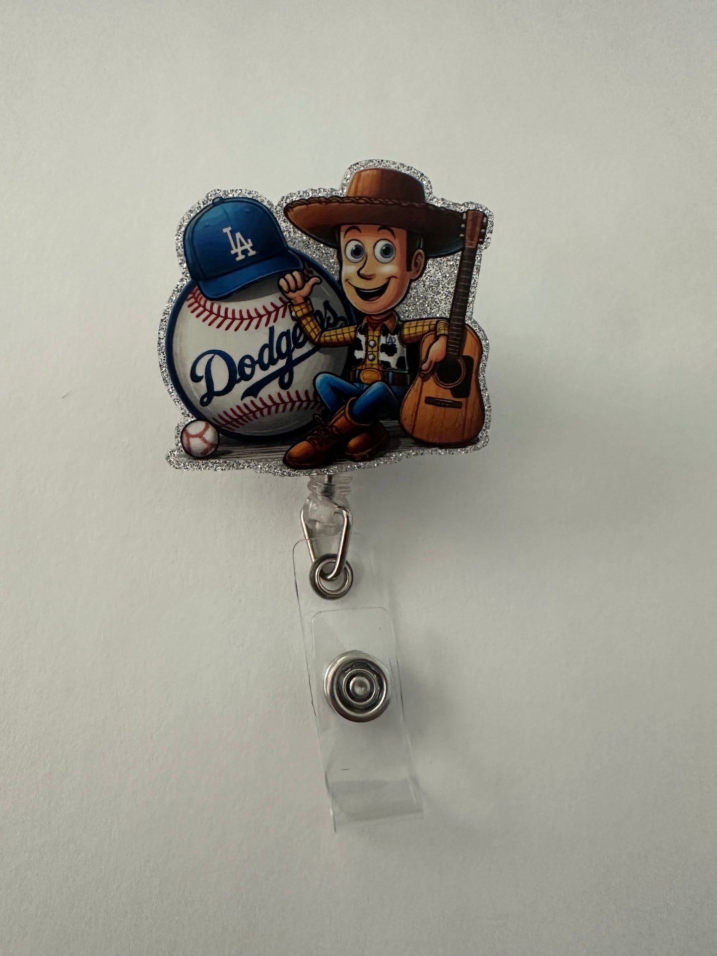 LA Dodger Woody Badge Reel