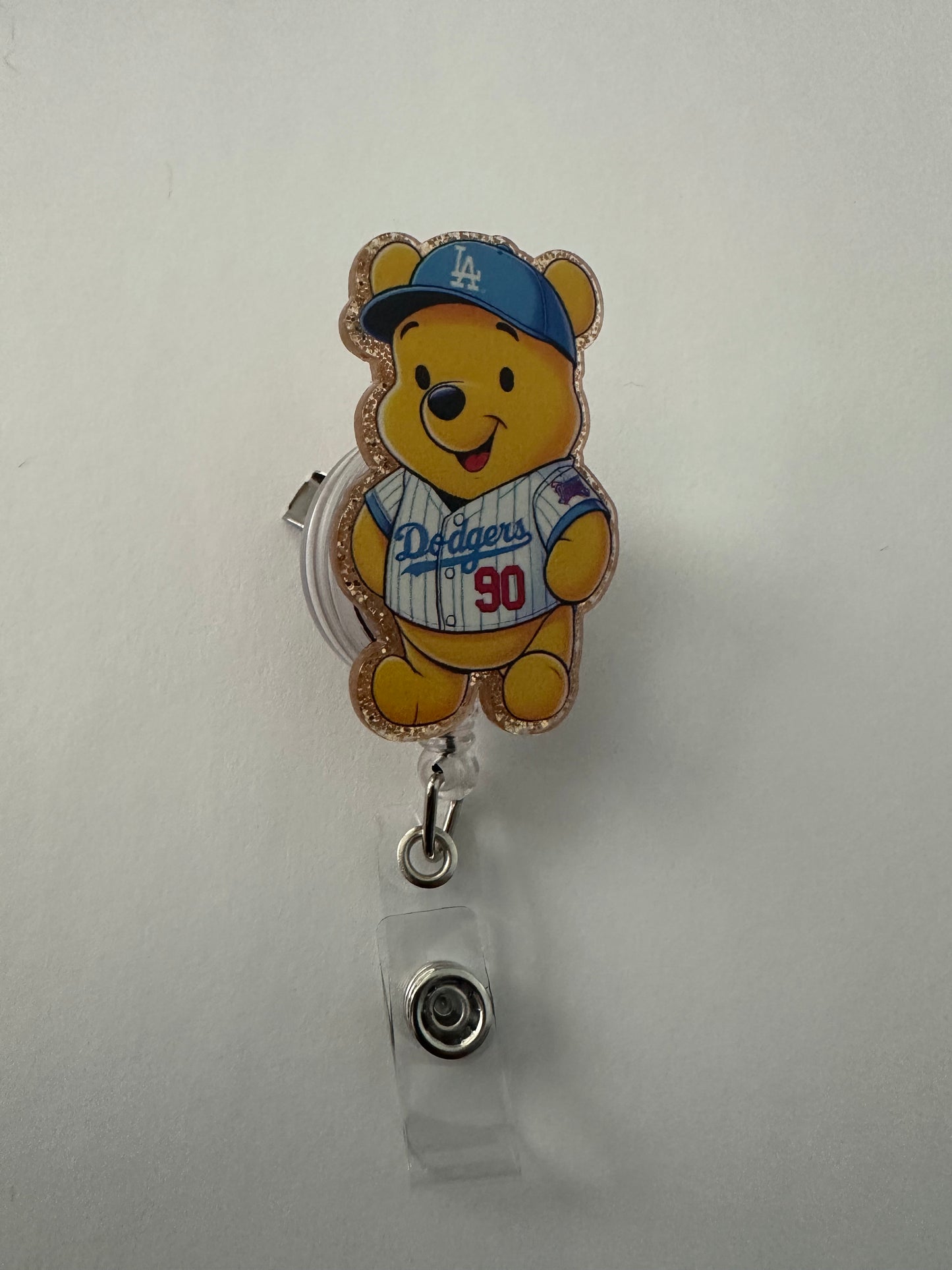 LA Pooh Bear Badge Reel