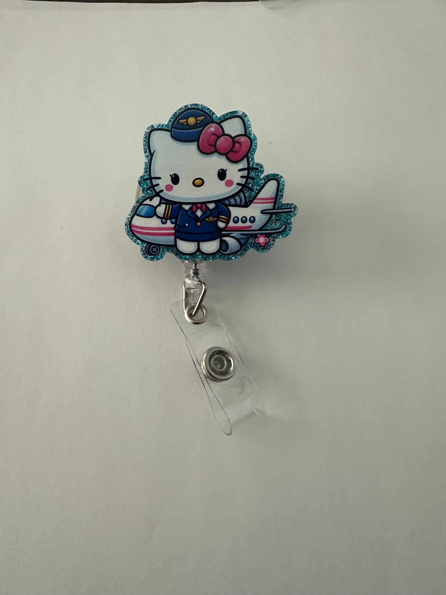 Kitty Airline Badge Reel