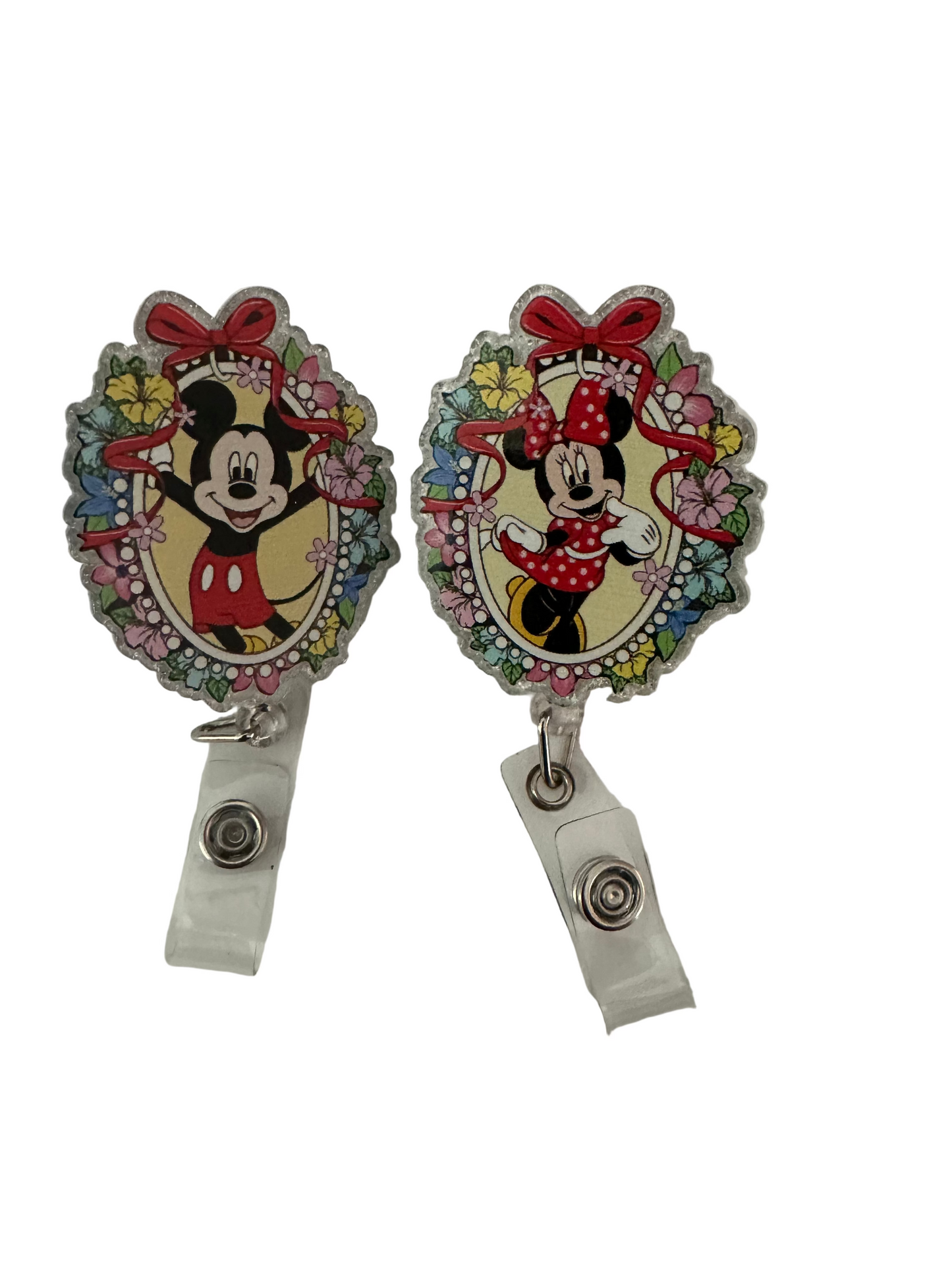 Mouse Couple Badge Reel