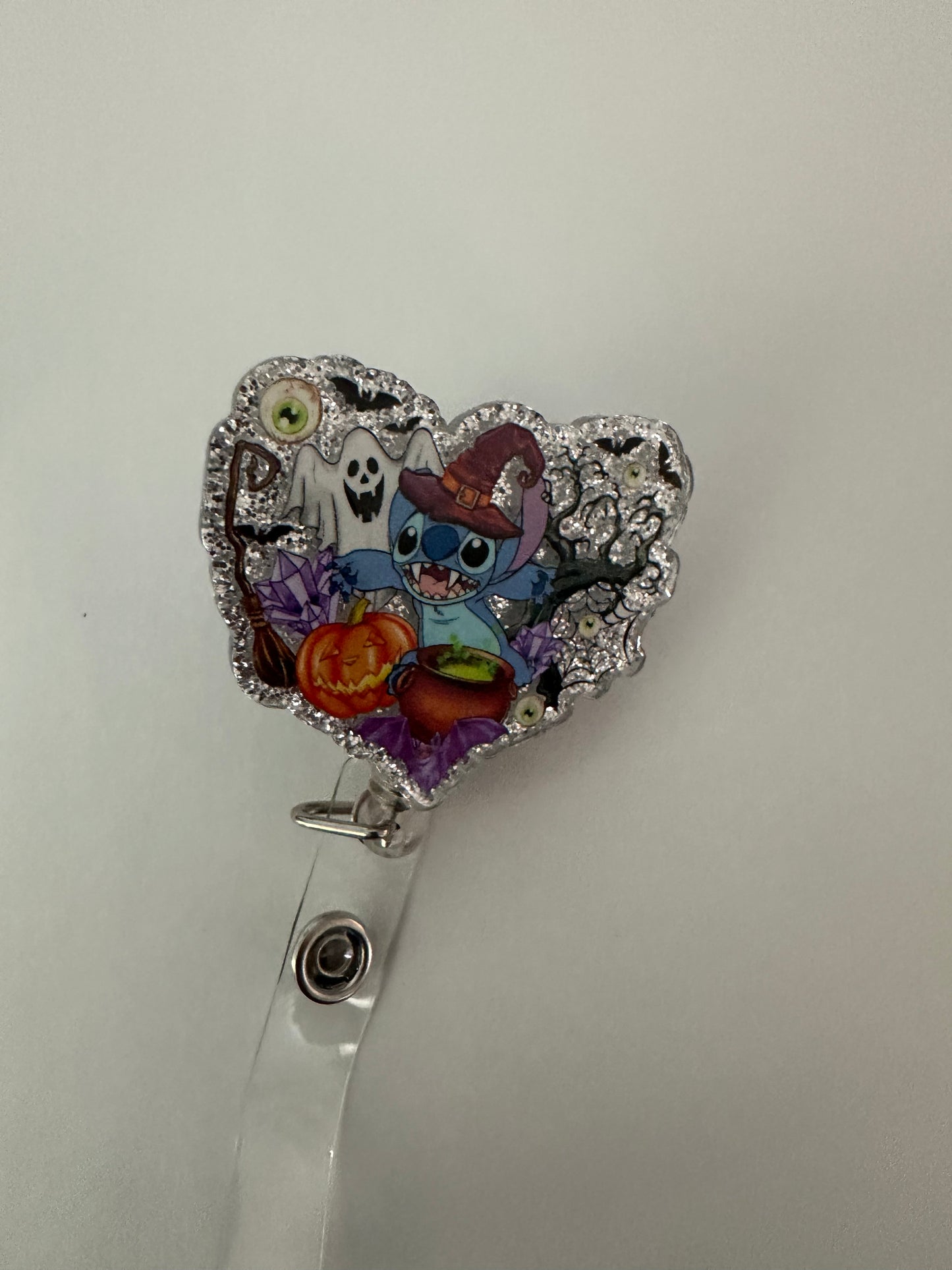 Alien Monster Halloween Badge Reel
