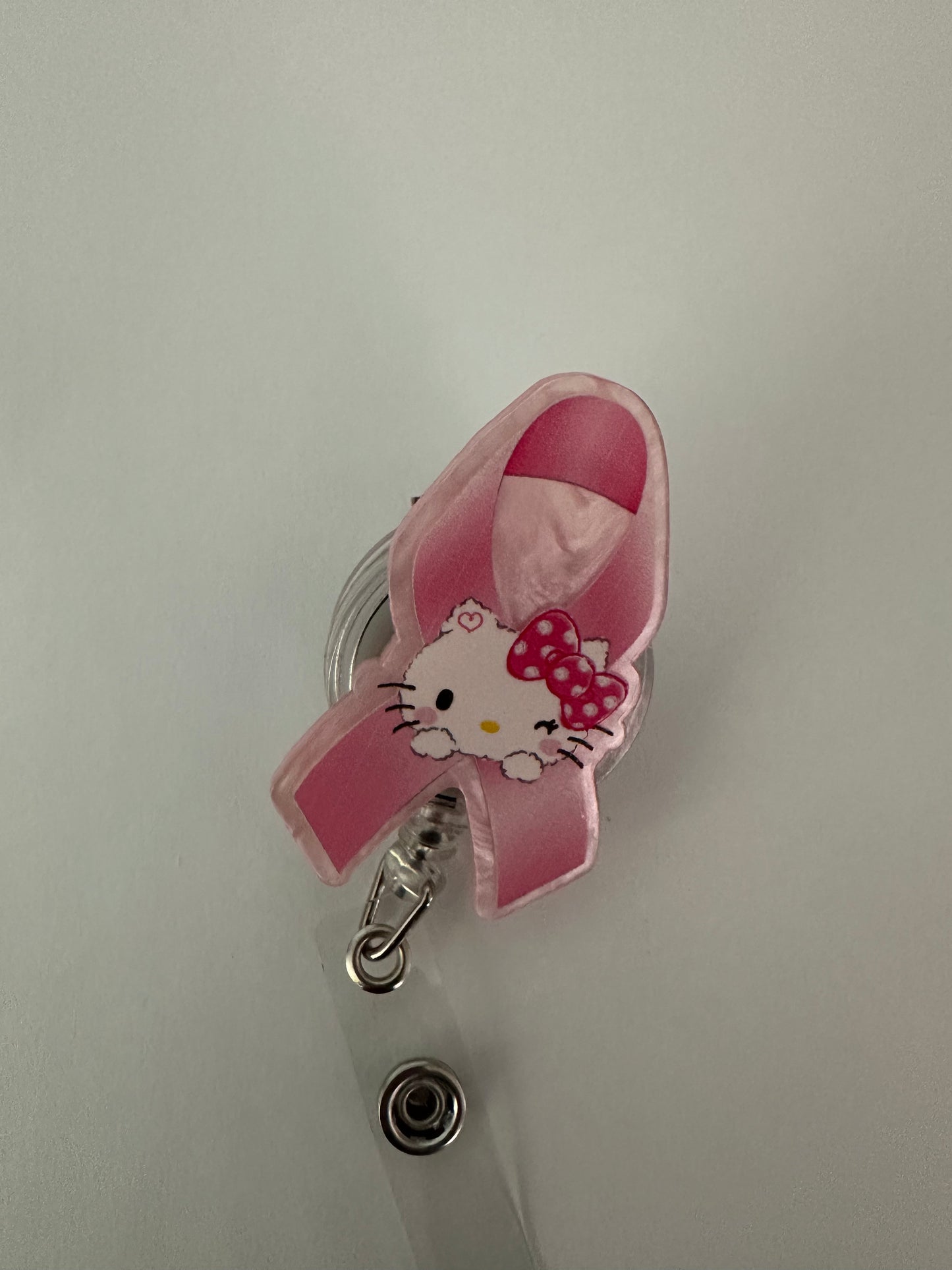 Kitty Ribbon Badge Reel