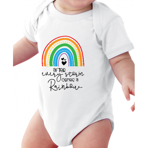 After Every Storm Comes a Rainbow Onesie (Unisex)