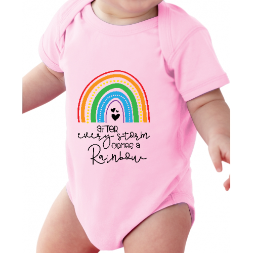 After Every Storm Comes a Rainbow Onesie (Unisex)