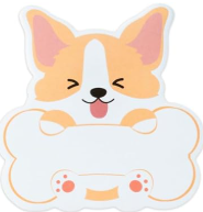 Kawaii Corgi Dog Bone Sticky Notes