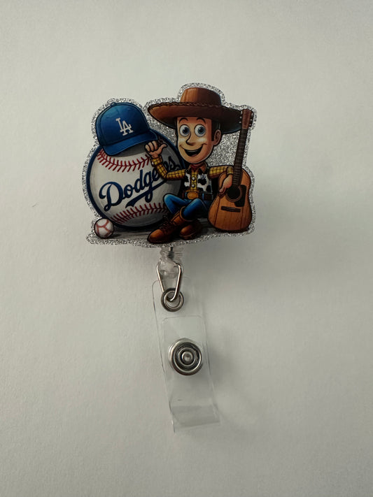 LA Dodger Woody Badge Reel