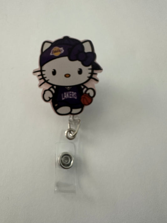 Hello Kitty Basketball Badge Reel