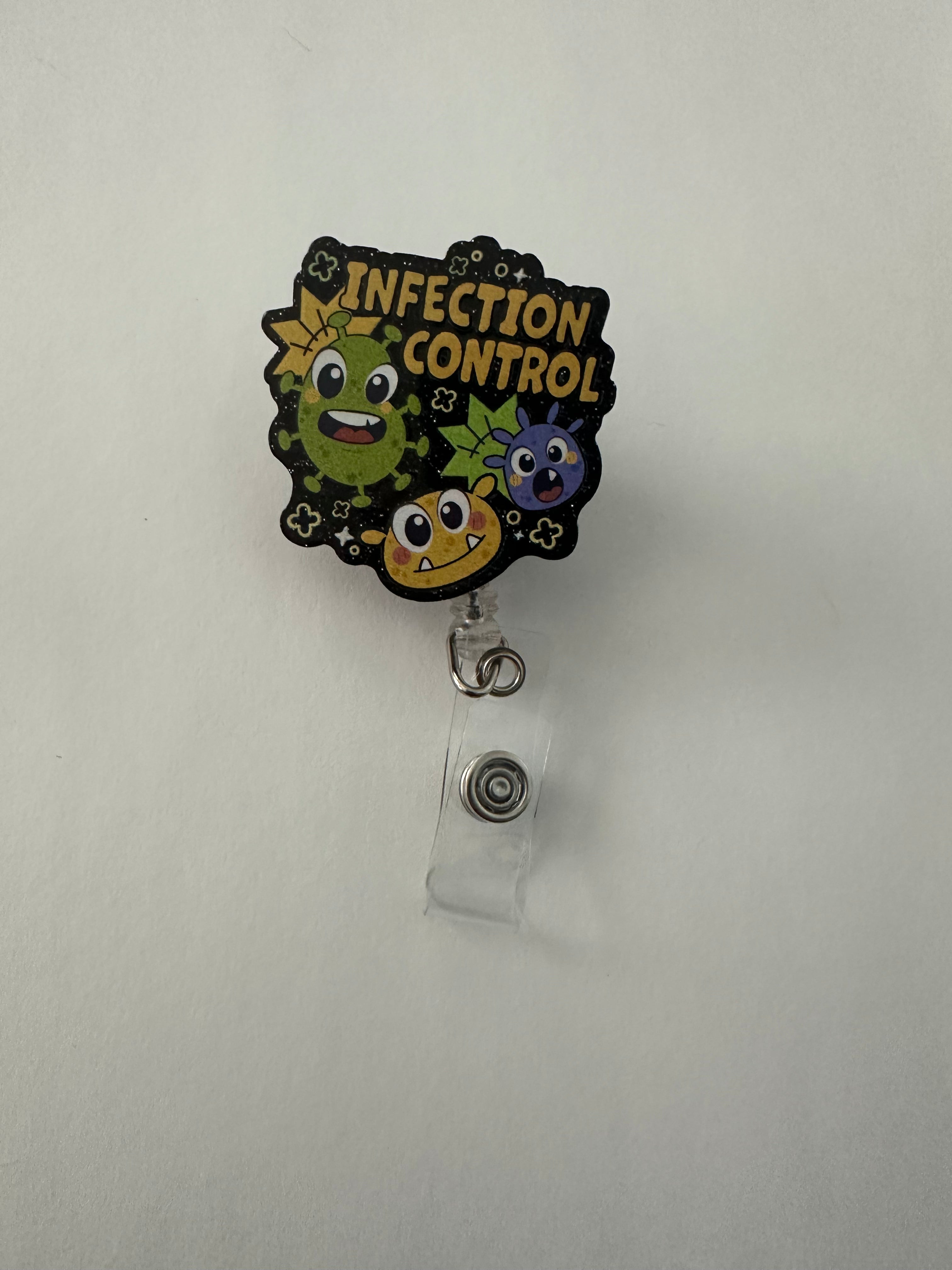 Infection Control Badge Reel – Pawsitive Crafting