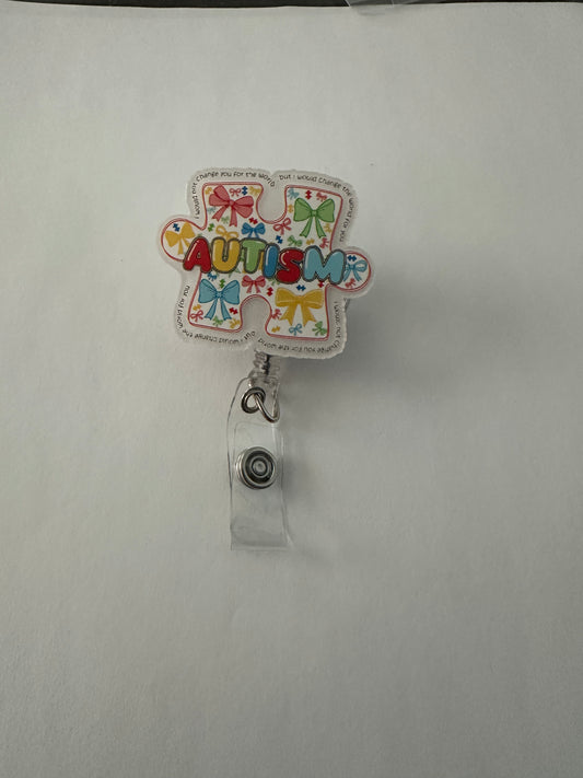 Autism Puzzle Badge Reel