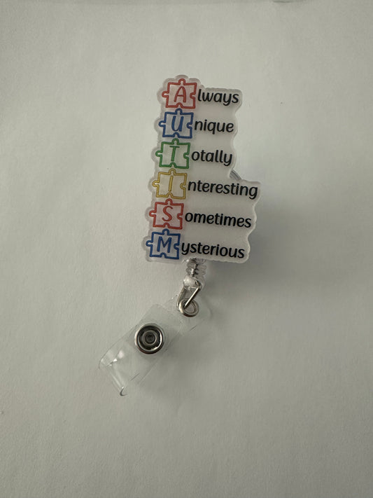 Autism Badge Reel