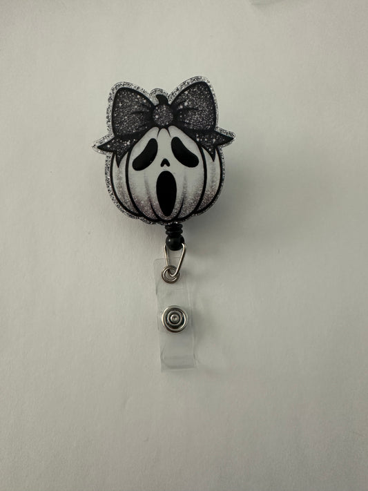 Scream Pumpkin Badge Reel