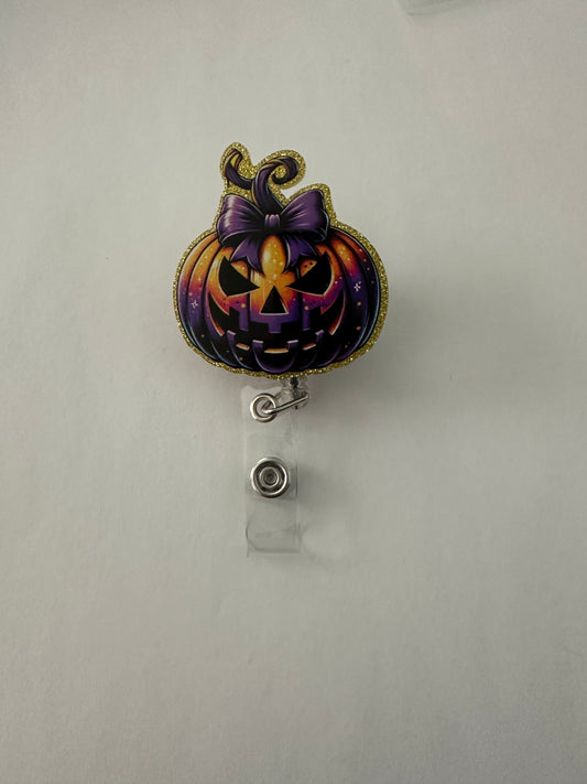 Scary Pumpkin Badge Reel