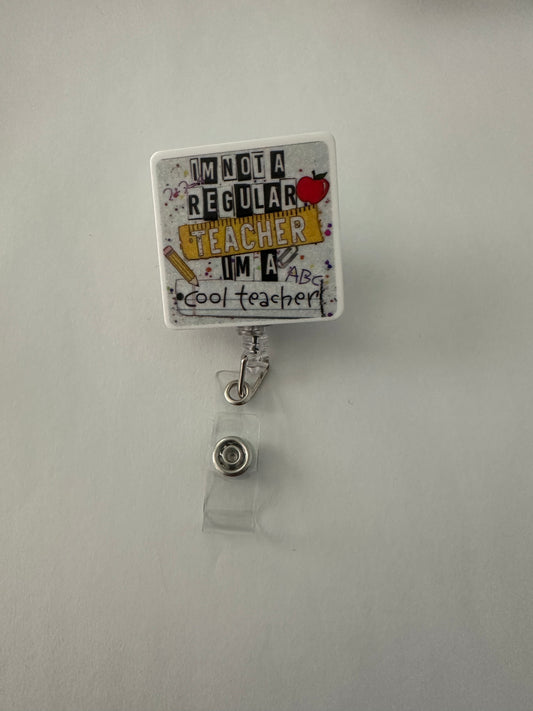 Cool Teacher Badge Reel