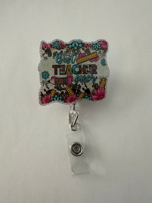 Best Teacher Ever Badge Reel