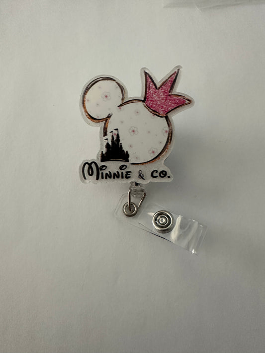 Castle Mouse Ear Badge Reel