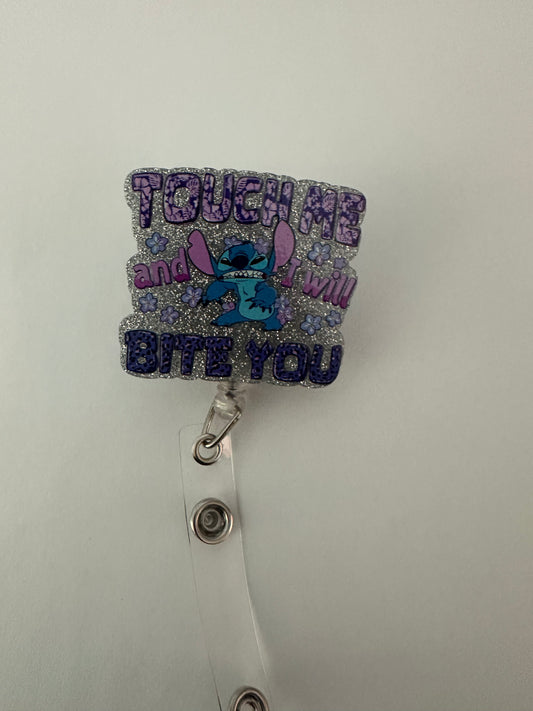 Alien Monster Bite You Badge Reel