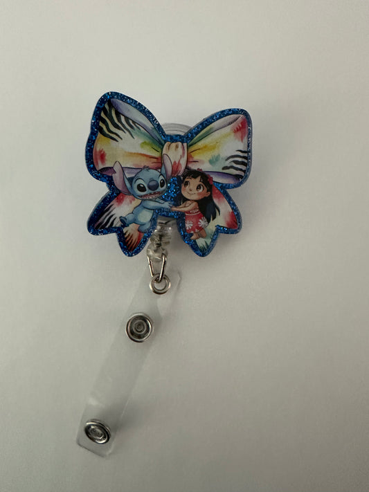 Alien Monster Bow Badge Reel