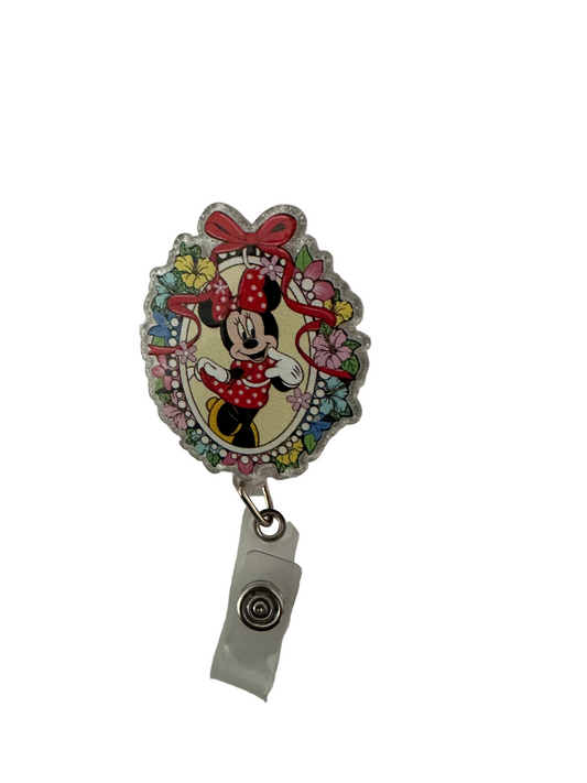 Mouse Couple Badge Reel
