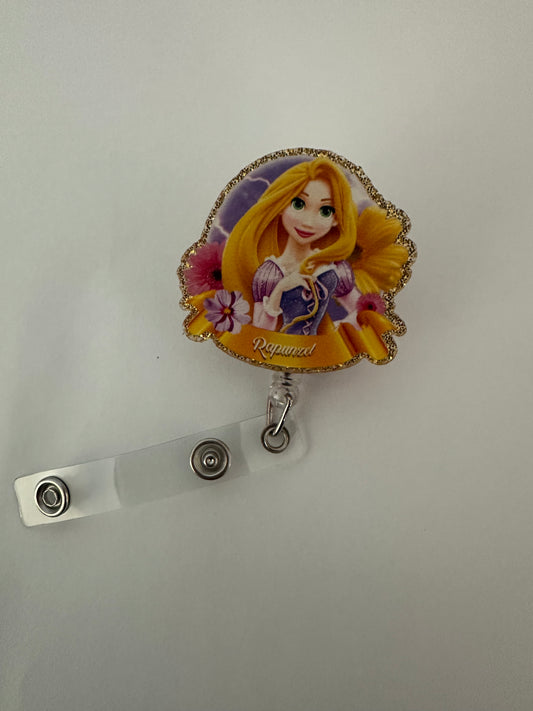 Rapunzel Princess Badge Reel