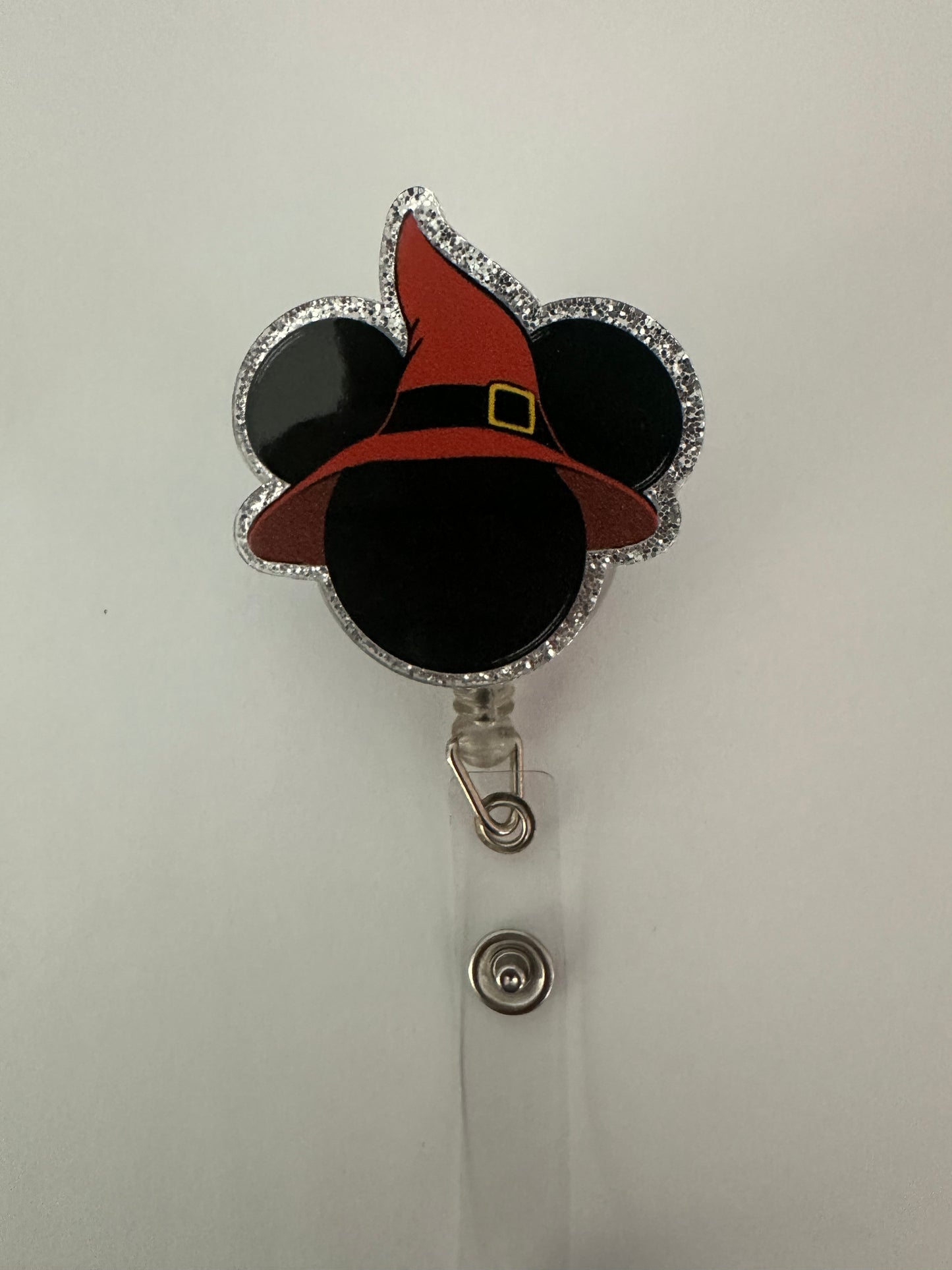 Witch Hat Mouse Ear Badge Reel