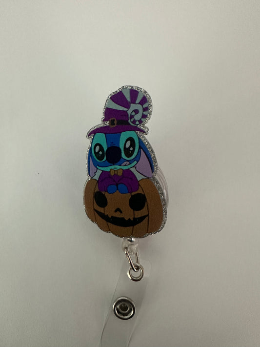 Alien Monster Pumpkin Badge Reel