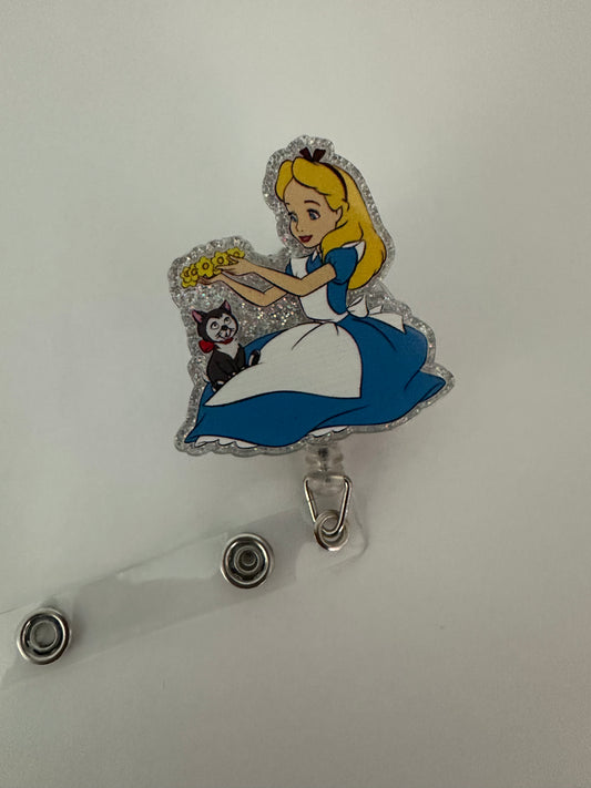 Cinderella Tom Cat Badge Reel