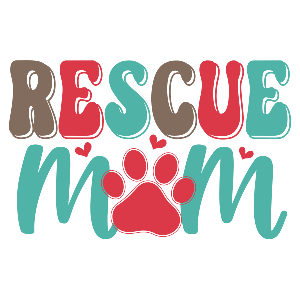 Rescue Mom Sticker