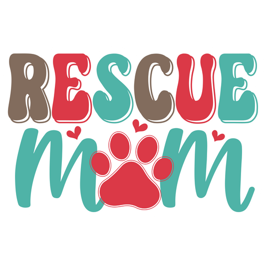 Rescue Mom Sticker